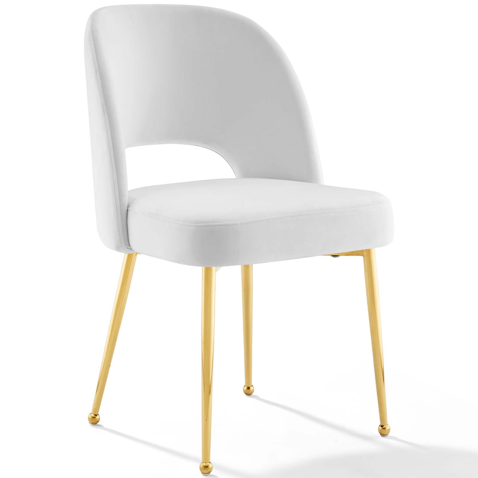 Modway Dining Chairs - Rouse Dining Room Side Chair Set of 2 White