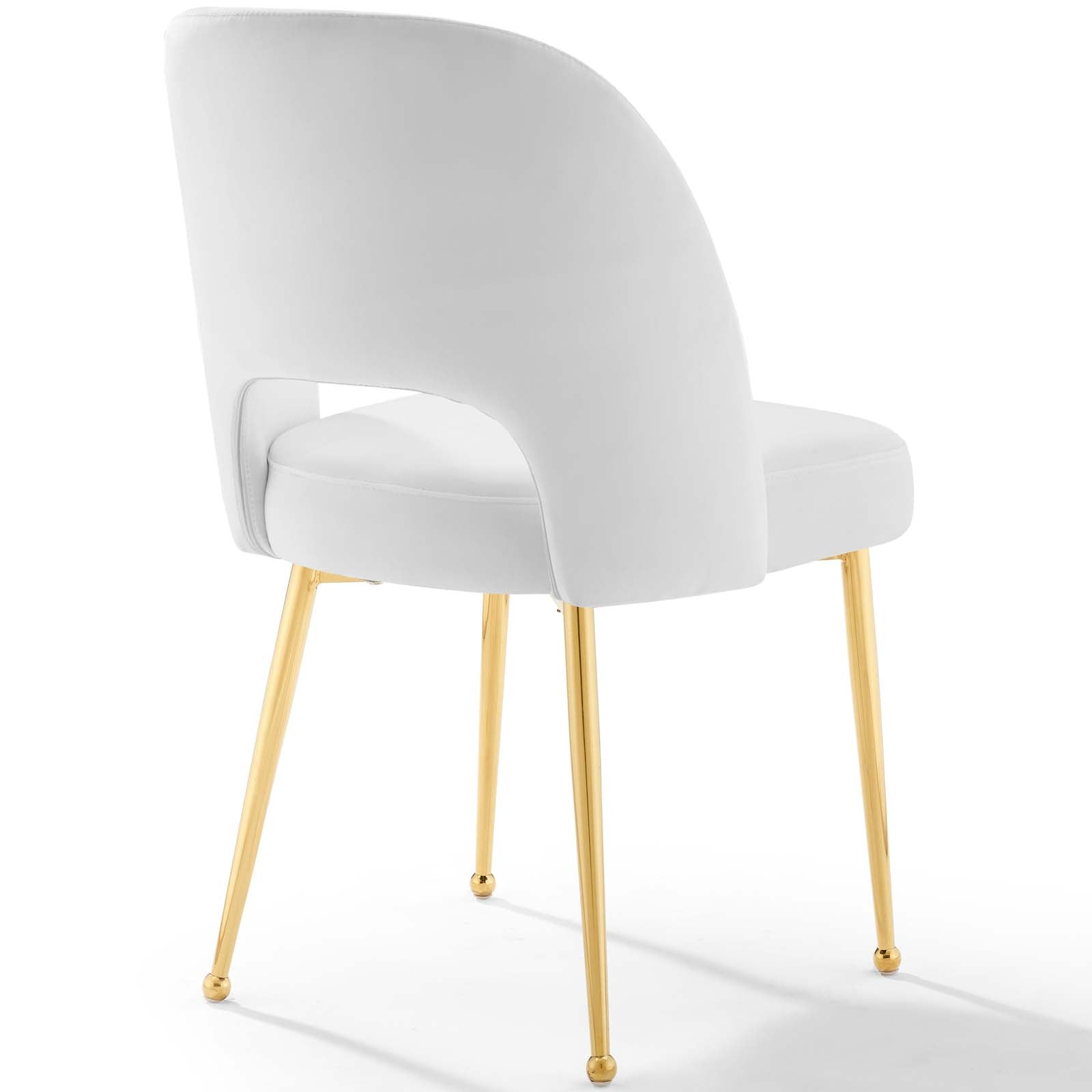 Modway Dining Chairs - Rouse Dining Room Side Chair Set of 2 White
