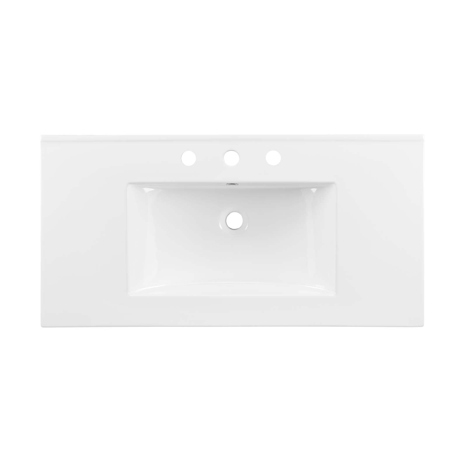 Modway Bathroom Vanity - Cayman 36" Bathroom Sink White
