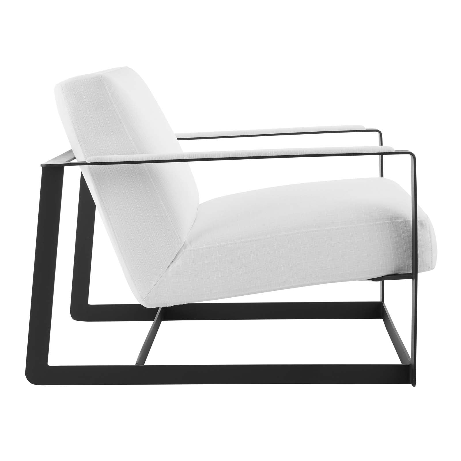 Modway Chairs - Seg Upholstered Accent Chair Black White