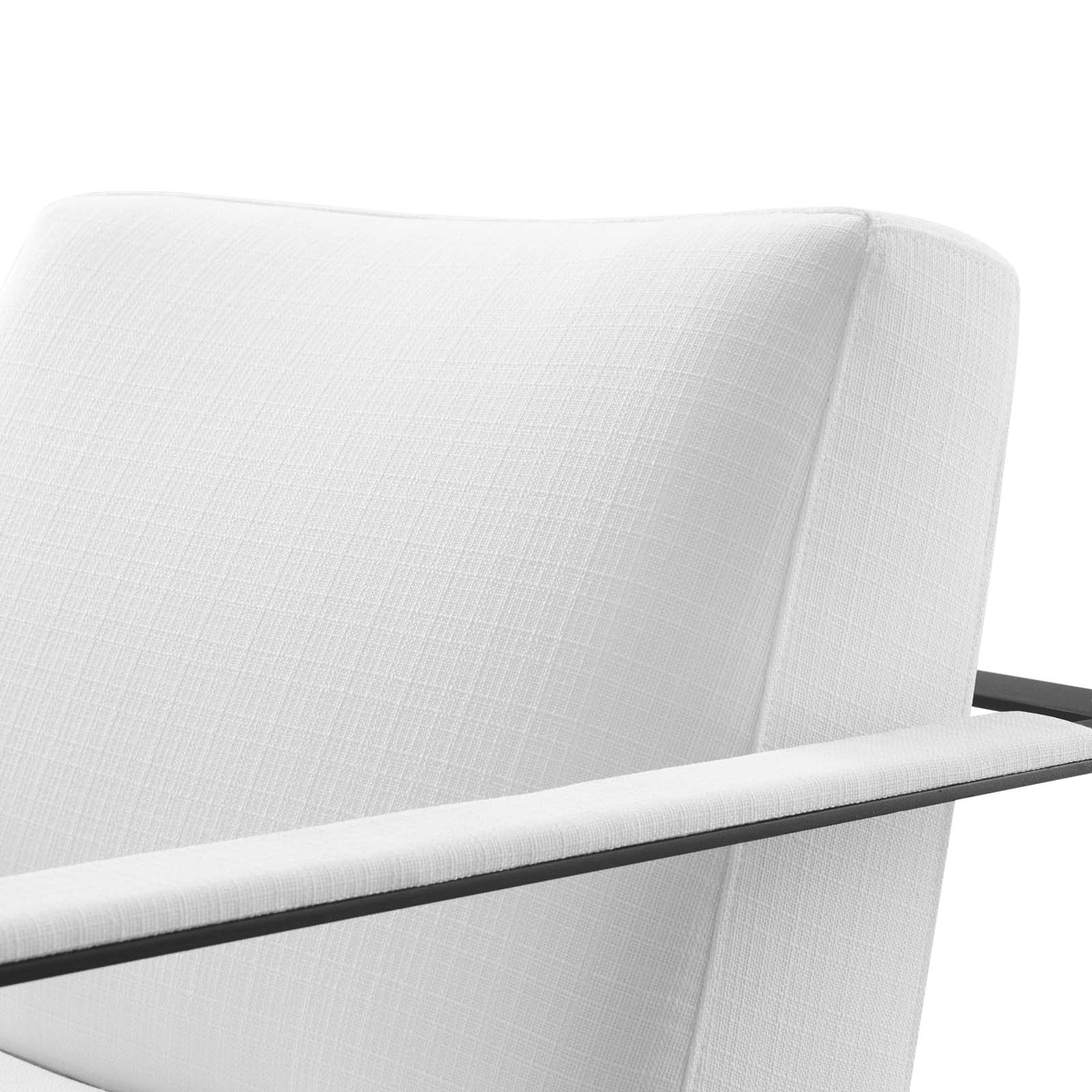 Modway Chairs - Seg Upholstered Accent Chair Black White