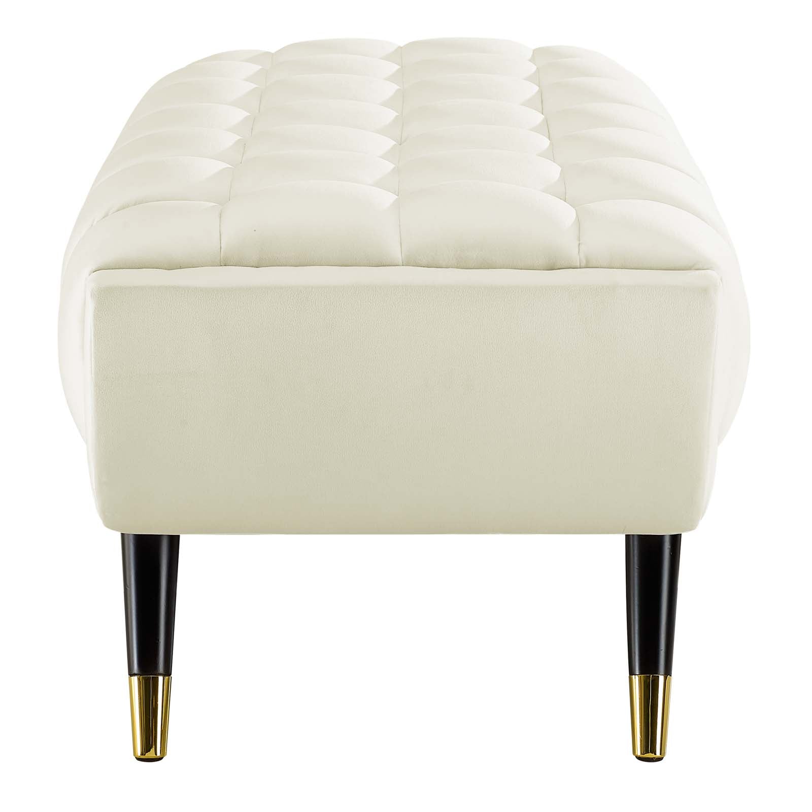 Modway Benches - Adept 47.5" Performance Velvet Bench Ivory