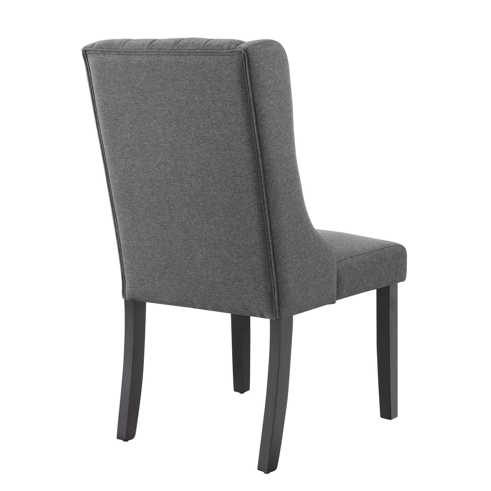 Modway Dining Chairs - Renew Parsons Fabric Dining Side Chairs - Set of 2 Gray