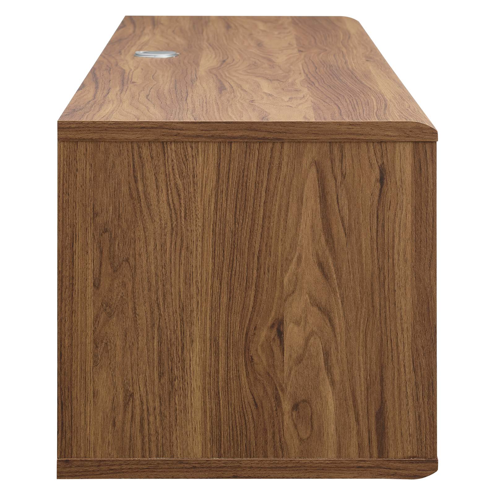Modway TV & Media Units - Envision 60" Wall Mount TV Stand Walnut White