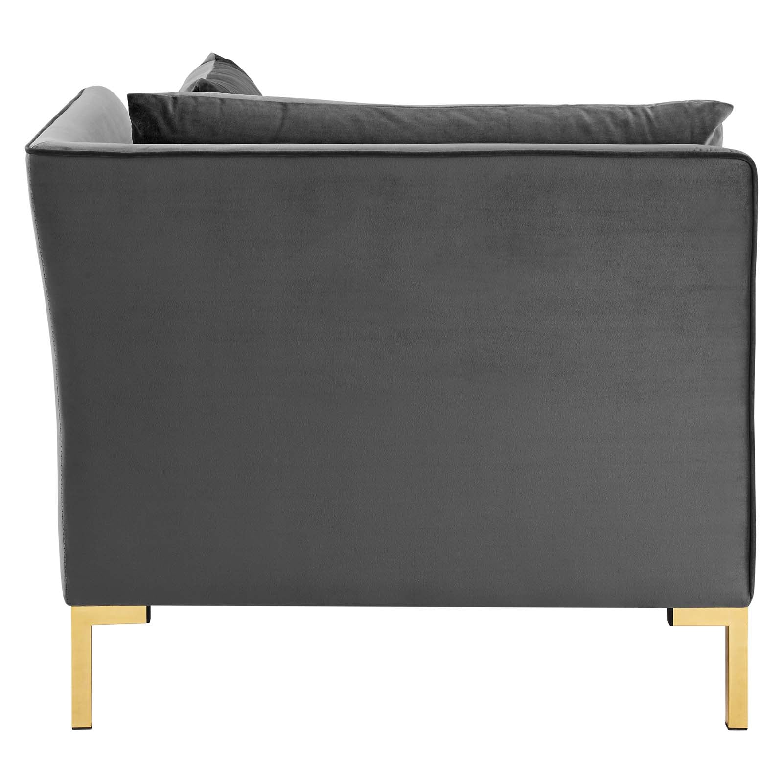 Modway Loveseats - Ardent Performance Velvet Loveseat Gray
