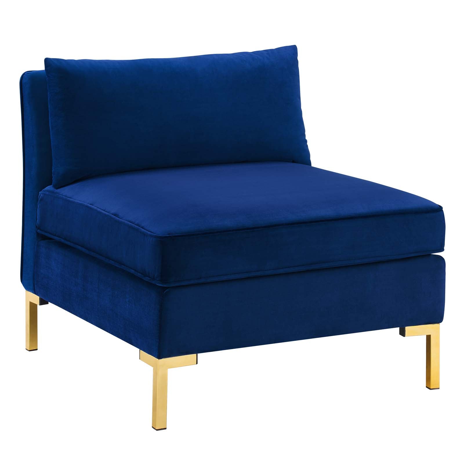 Modway Sofas & Couches - Ardent Performance Velvet Sofa Navy