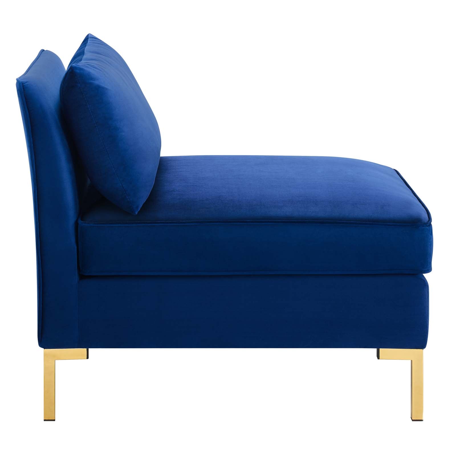 Modway Sofas & Couches - Ardent Performance Velvet Sofa Navy