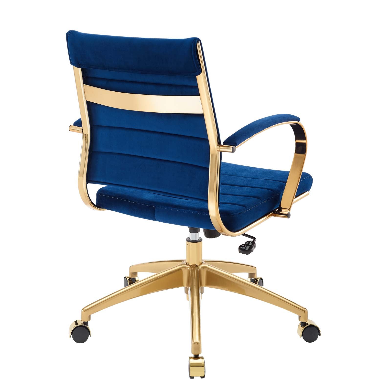 Modway Task Chairs - Jive Mid Back Performance Velvet Office Chair Navy
