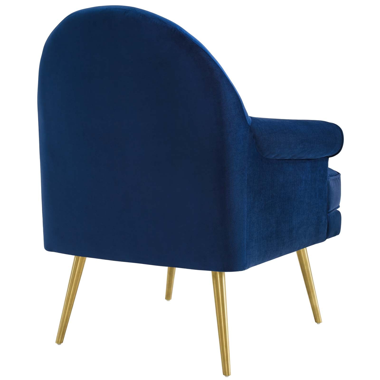 Modway Chairs - Revive Armchair Performance Velvet Navy ( Set of 2 )