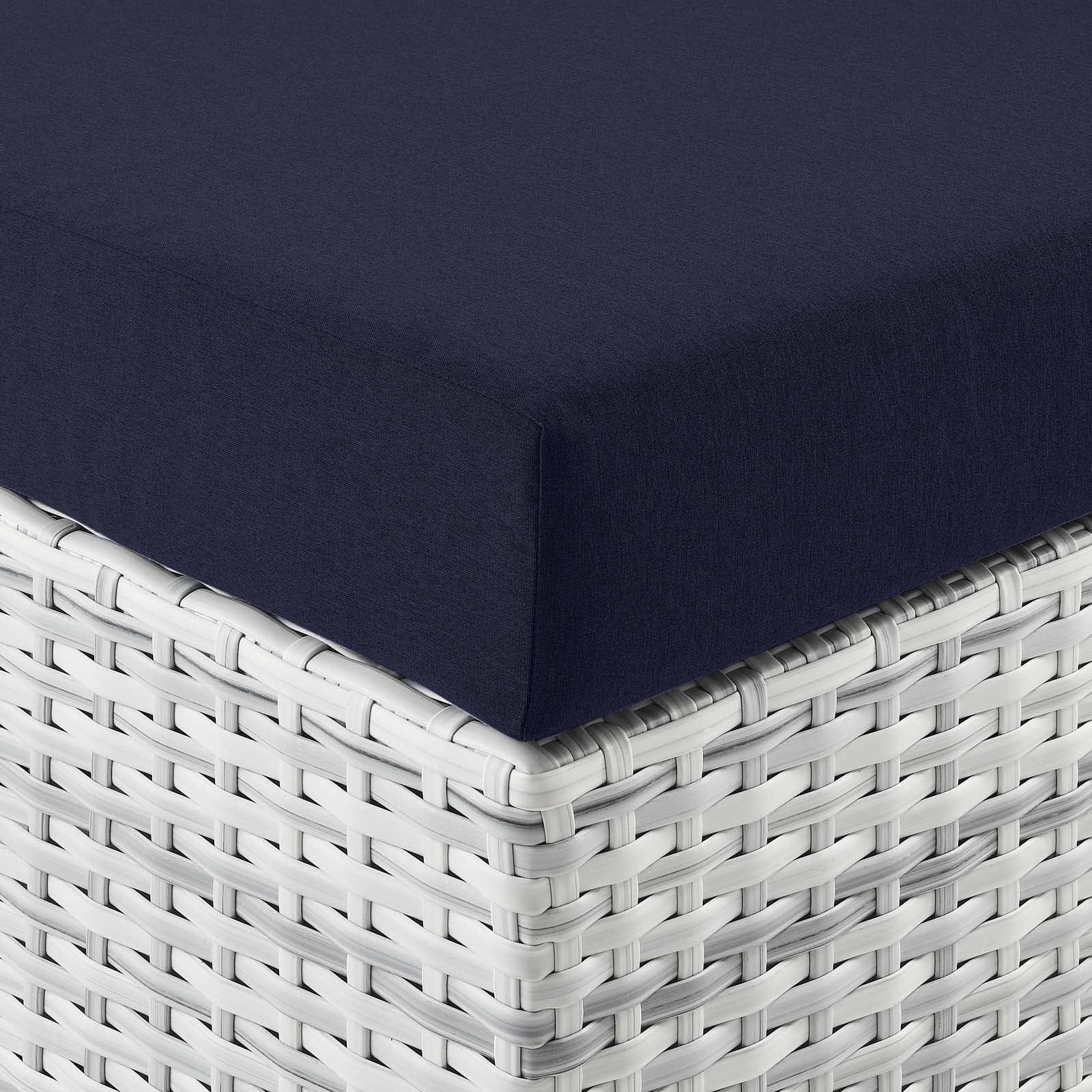 Modway Outdoor Sofas - Convene-Outdoor-Patio-Ottoman-Light-Gray-Navy