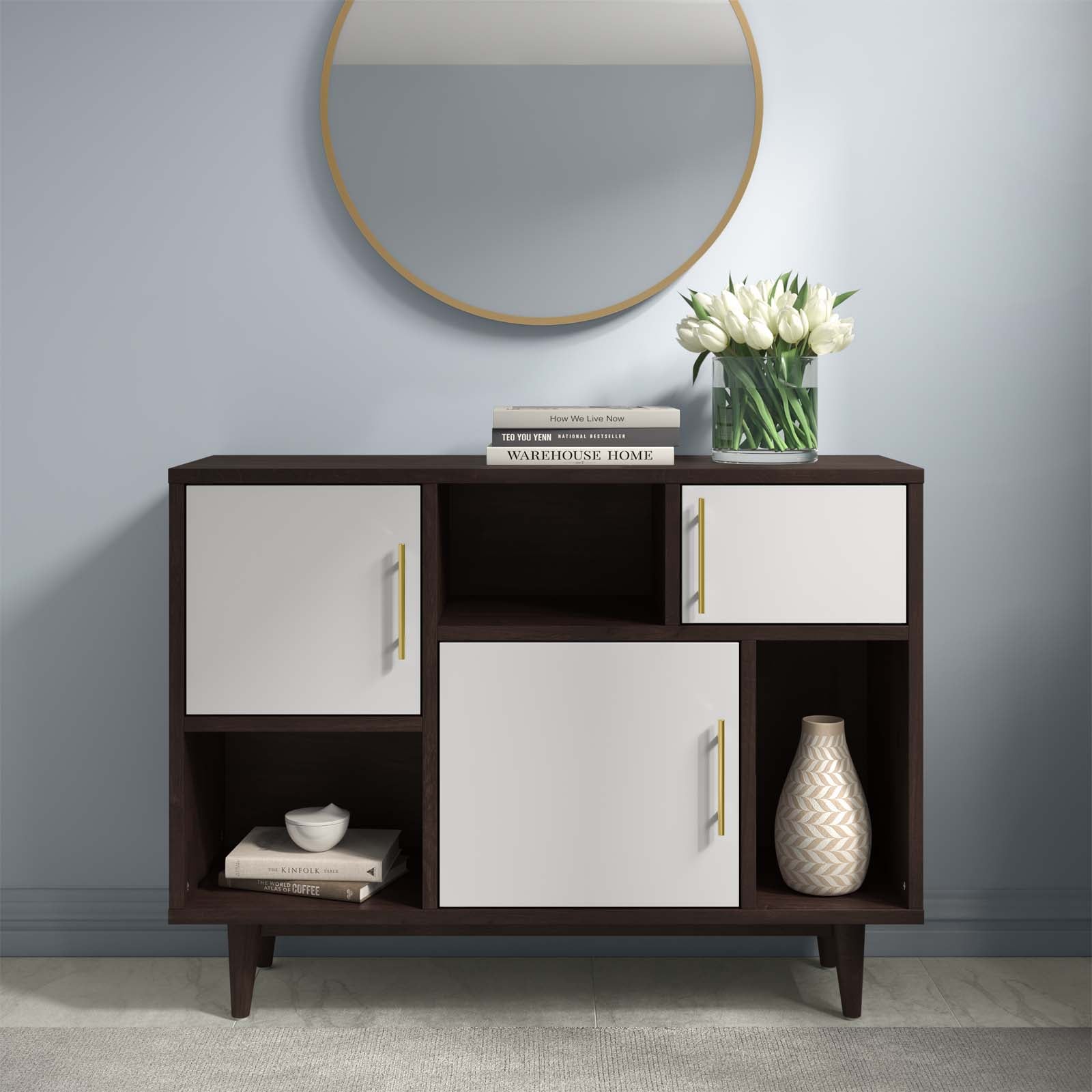 Modway Bookcases & Display Units - Daxton Display Stand Cappuccino White