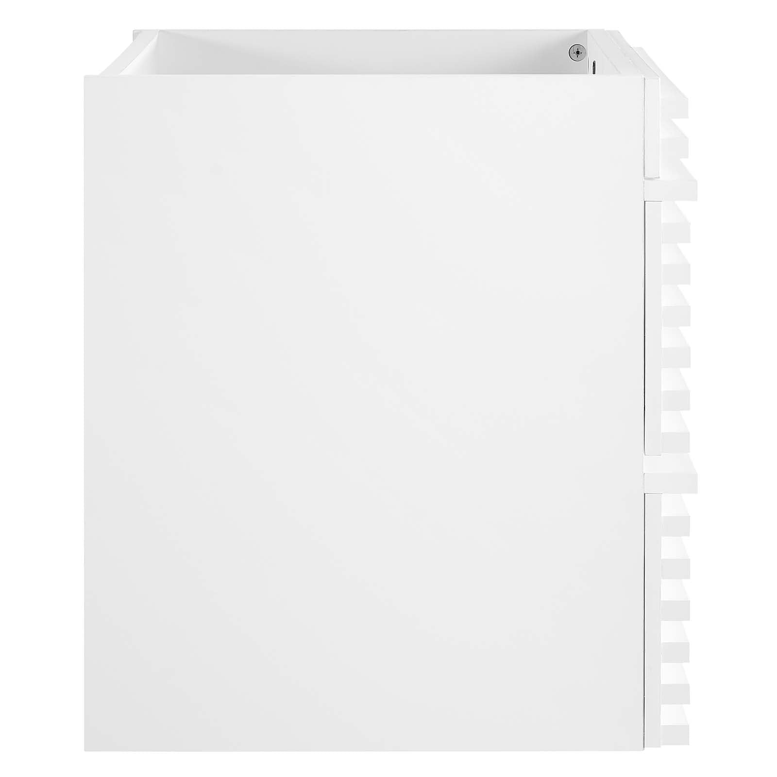 Modway Bathroom Vanity - Render 24" Wall-Mount Bathroom Vanity Cabinet White