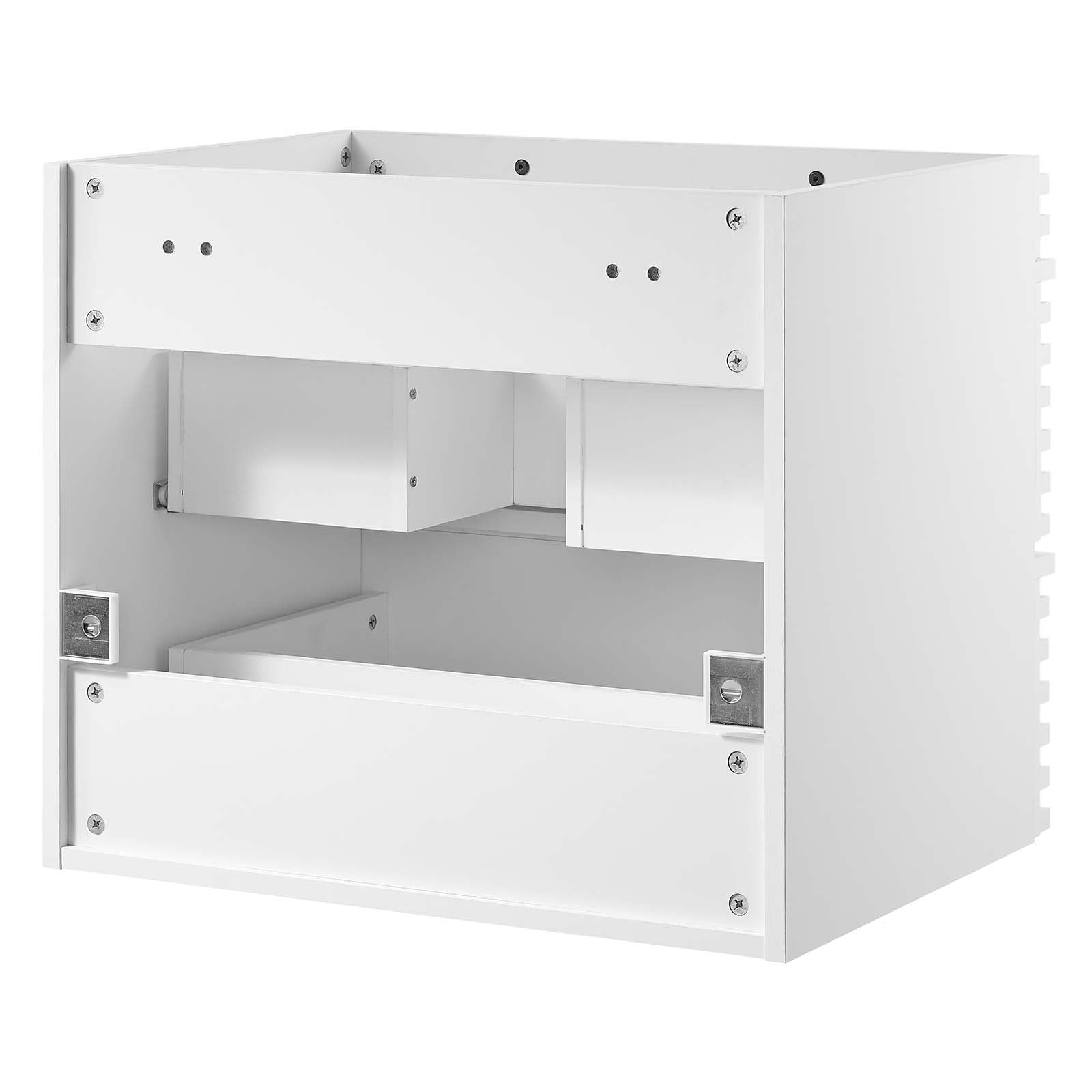 Modway Bathroom Vanity - Render 24" Wall-Mount Bathroom Vanity Cabinet White