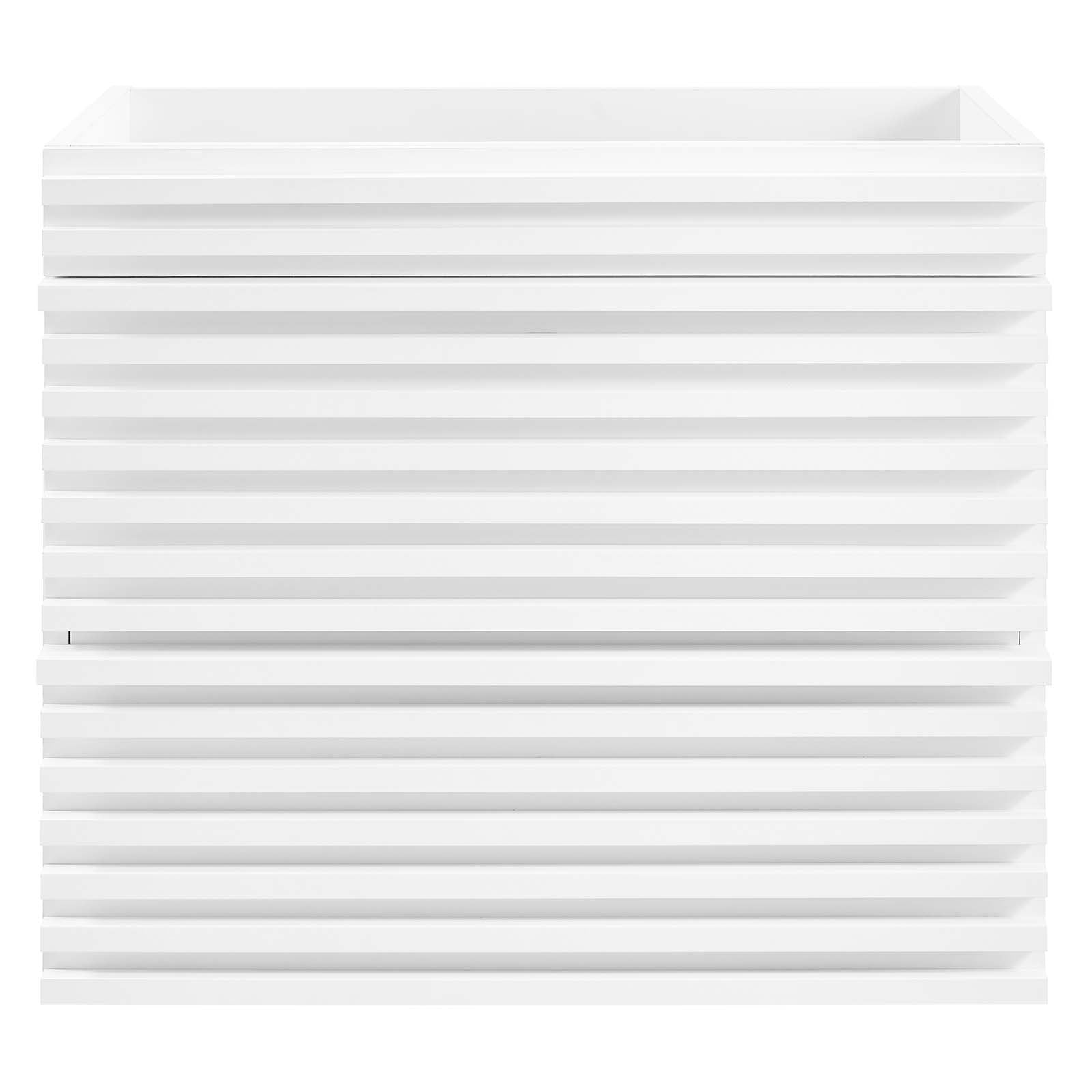 Modway Bathroom Vanity - Render 24" Wall-Mount Bathroom Vanity Cabinet White