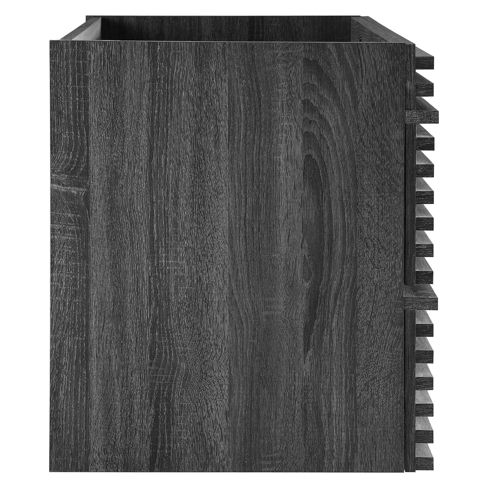 Modway Bathroom Vanity - Render 36" Wall-Mount Bathroom Vanity Cabinet Charcoal