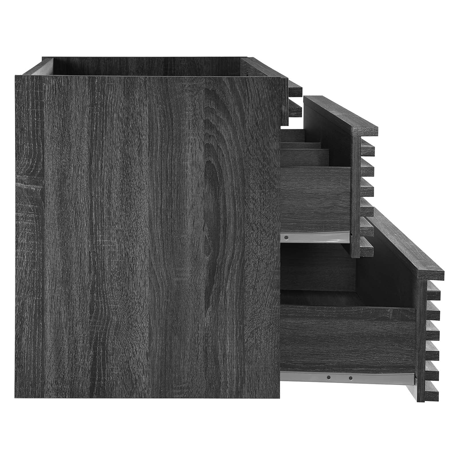 Modway Bathroom Vanity - Render 36" Wall-Mount Bathroom Vanity Cabinet Charcoal