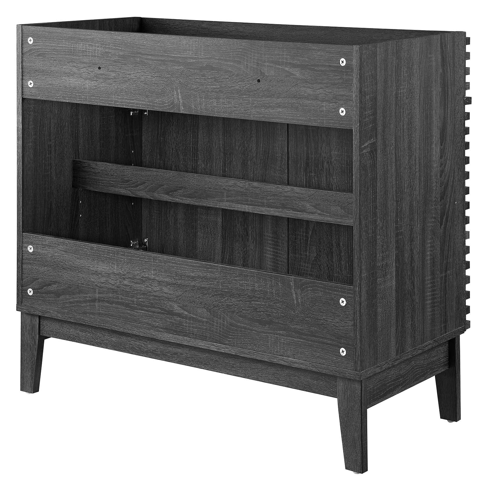 Modway Bathroom Vanity - Render 36" Bathroom Vanity Cabinet Charcoal