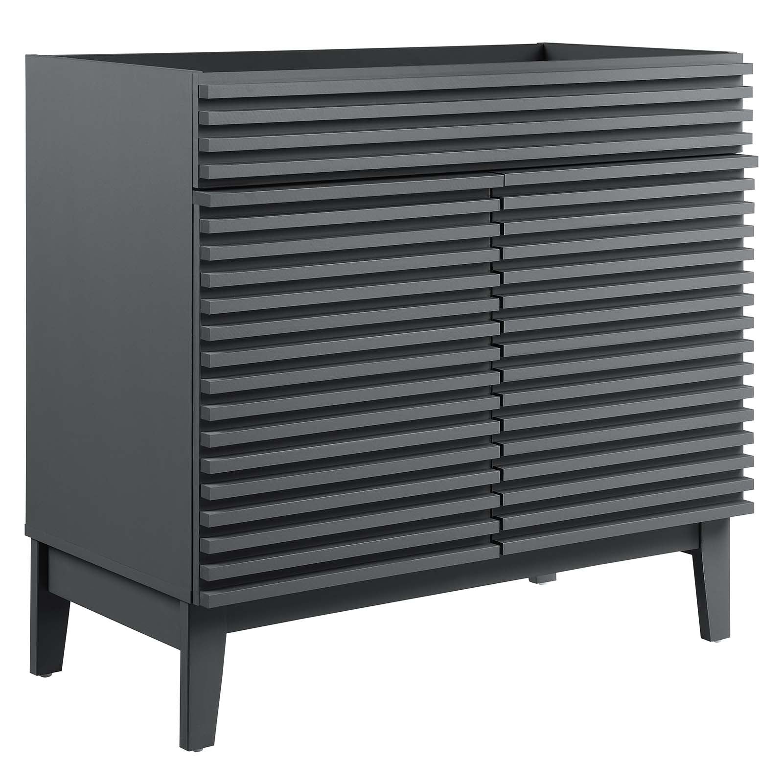 Modway Bathroom Vanity - Render 36" Bathroom Vanity Cabinet Gray