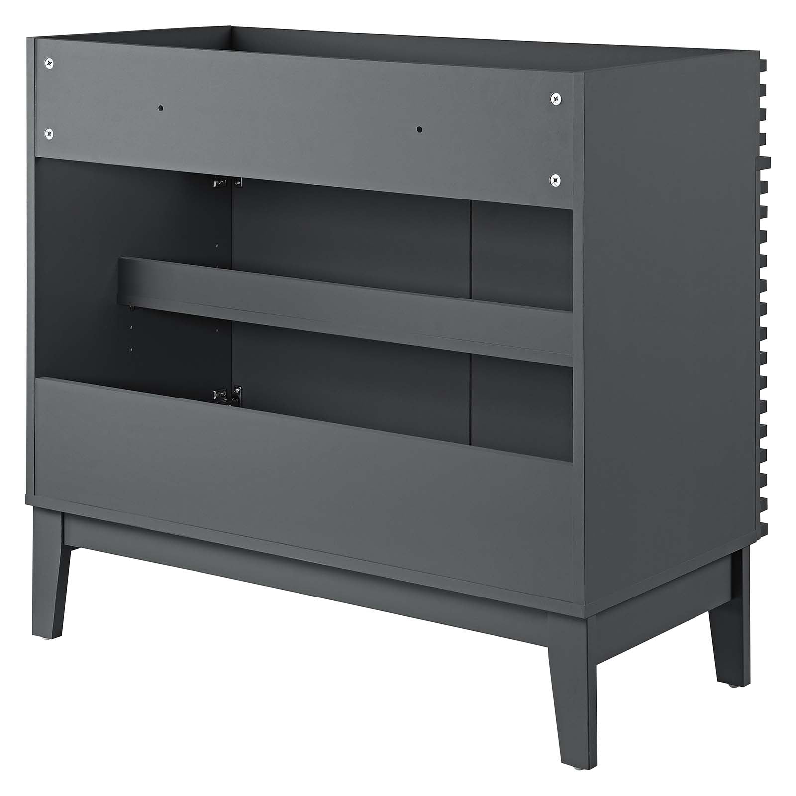 Modway Bathroom Vanity - Render 36" Bathroom Vanity Cabinet Gray