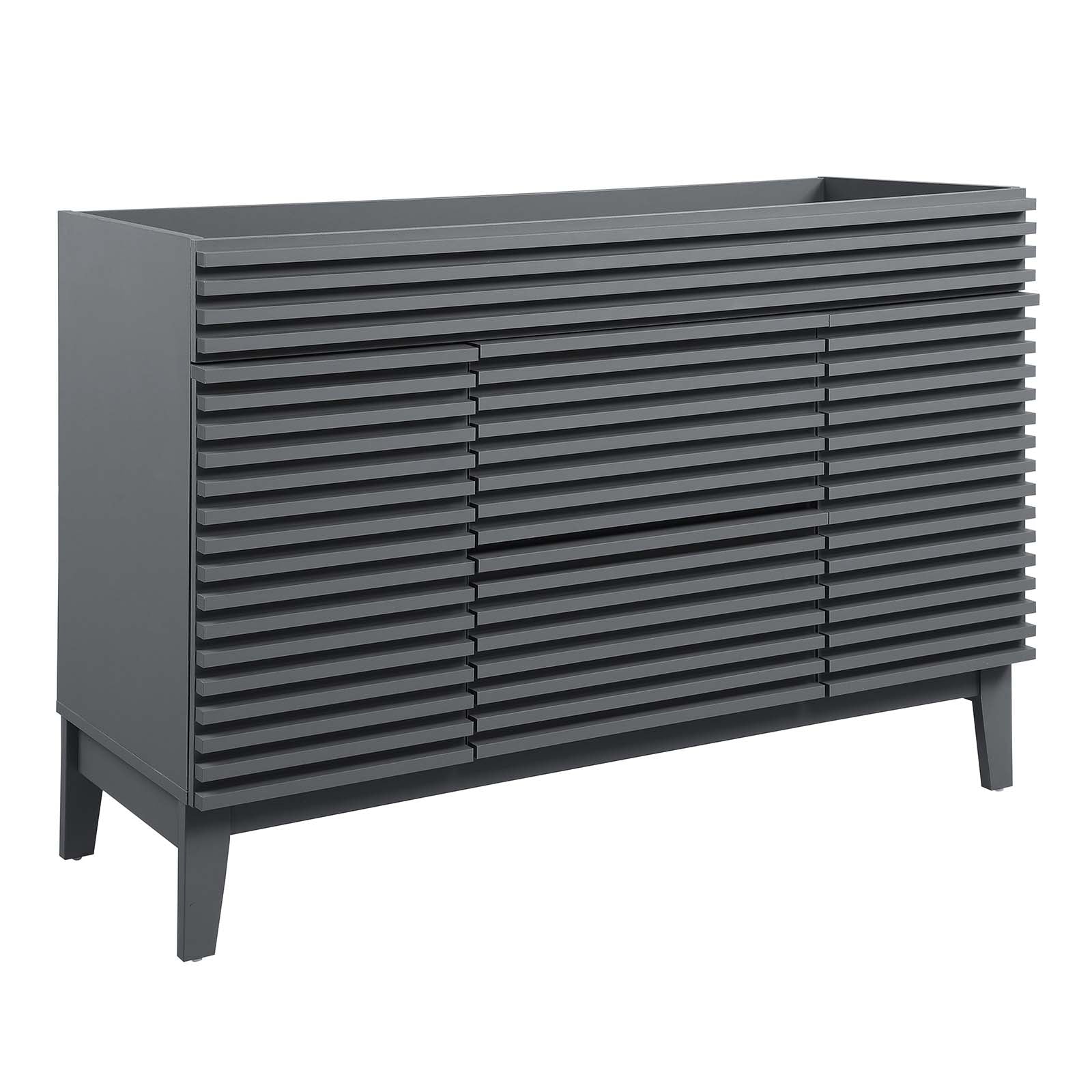 Modway Bathroom Vanity - Render 48" Single Bathroom Vanity Cabinet Gray