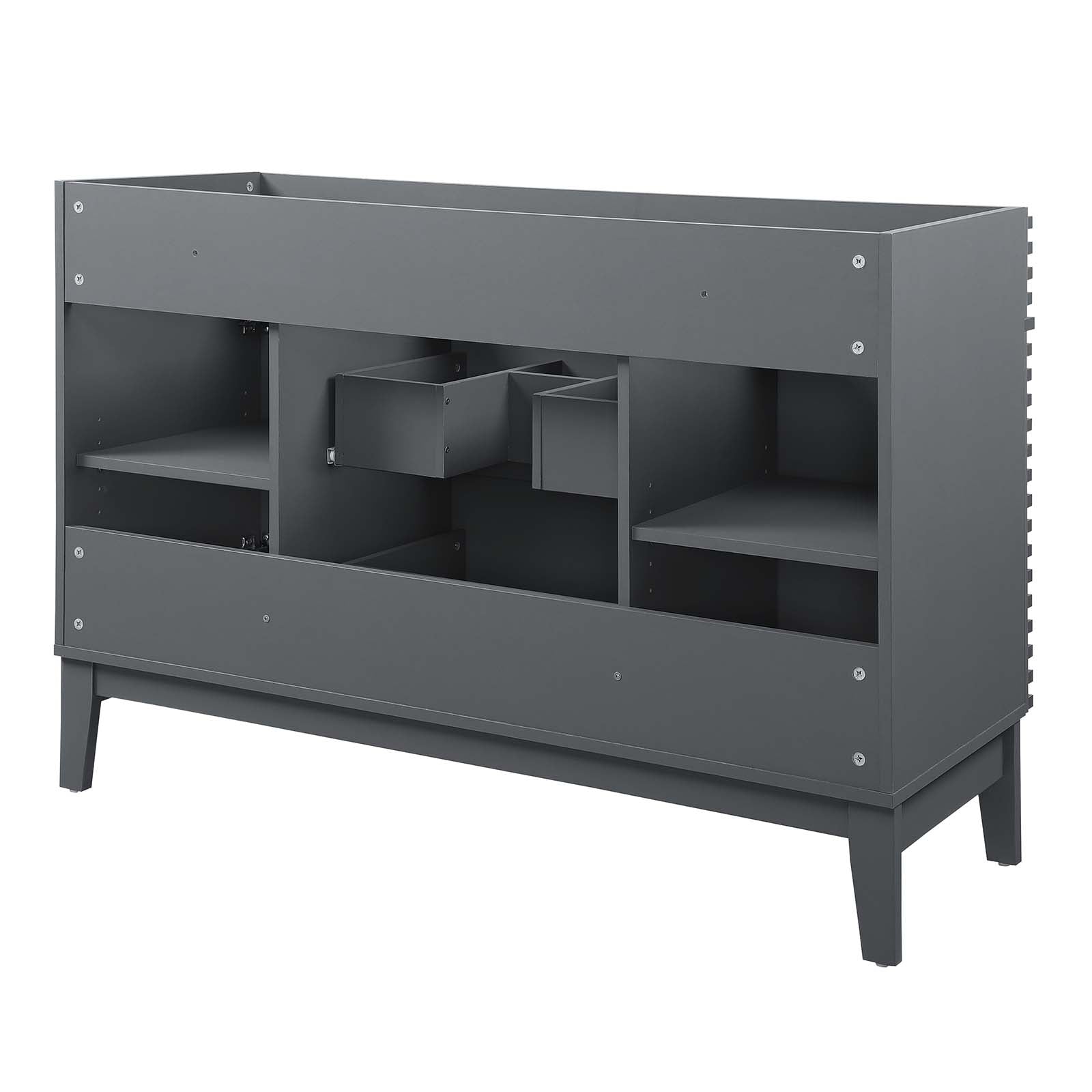 Modway Bathroom Vanity - Render 48" Single Bathroom Vanity Cabinet Gray