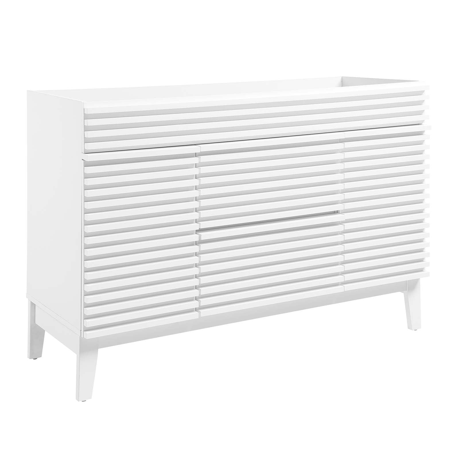 Modway Bathroom Vanity - Render 48" Single Bathroom Vanity Cabinet White