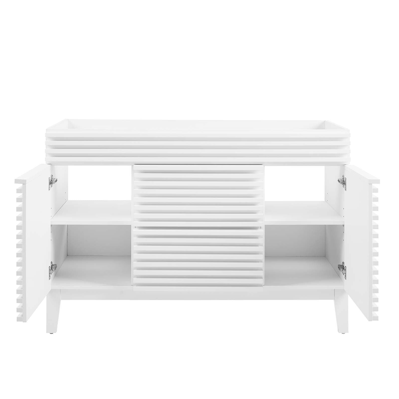 Modway Bathroom Vanity - Render 48" Single Bathroom Vanity Cabinet White