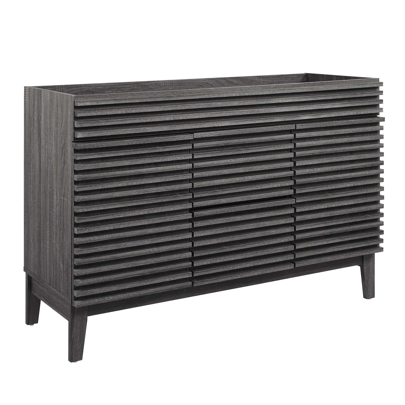 Modway Bathroom Vanity - Render 48" Double Bathroom Vanity Cabinet Charcoal