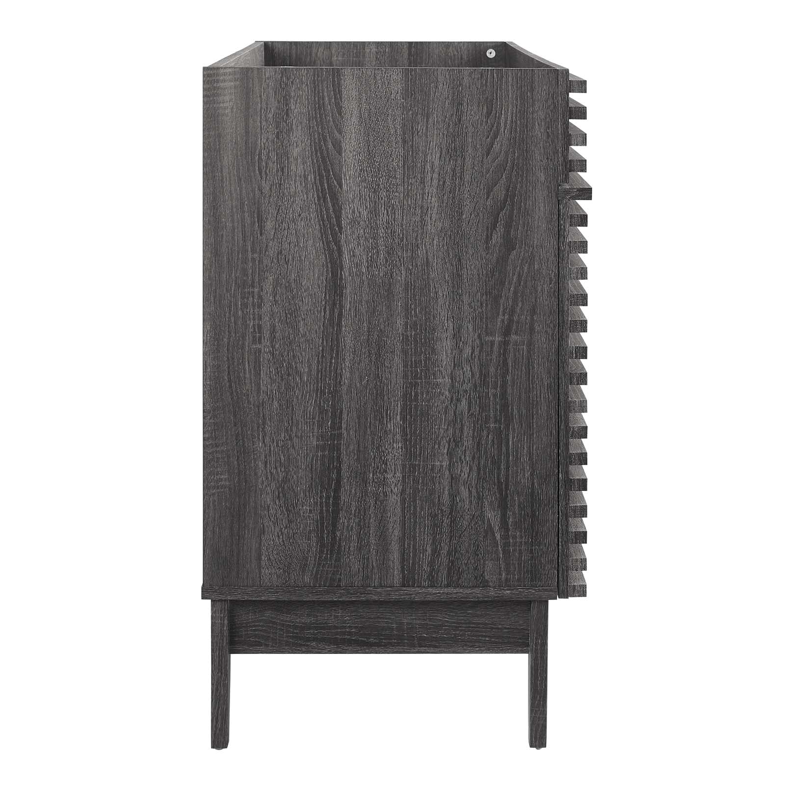 Modway Bathroom Vanity - Render 48" Double Bathroom Vanity Cabinet Charcoal