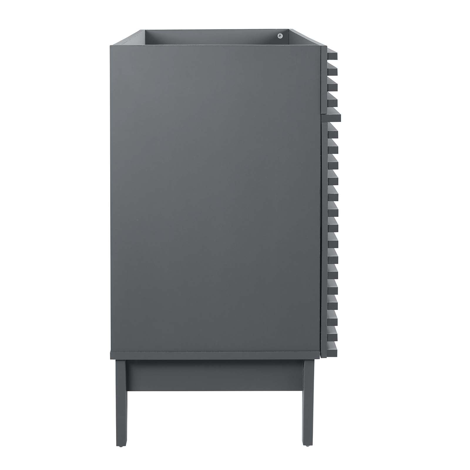 Modway Bathroom Vanity - Render 48" Double Bathroom Vanity Cabinet Gray