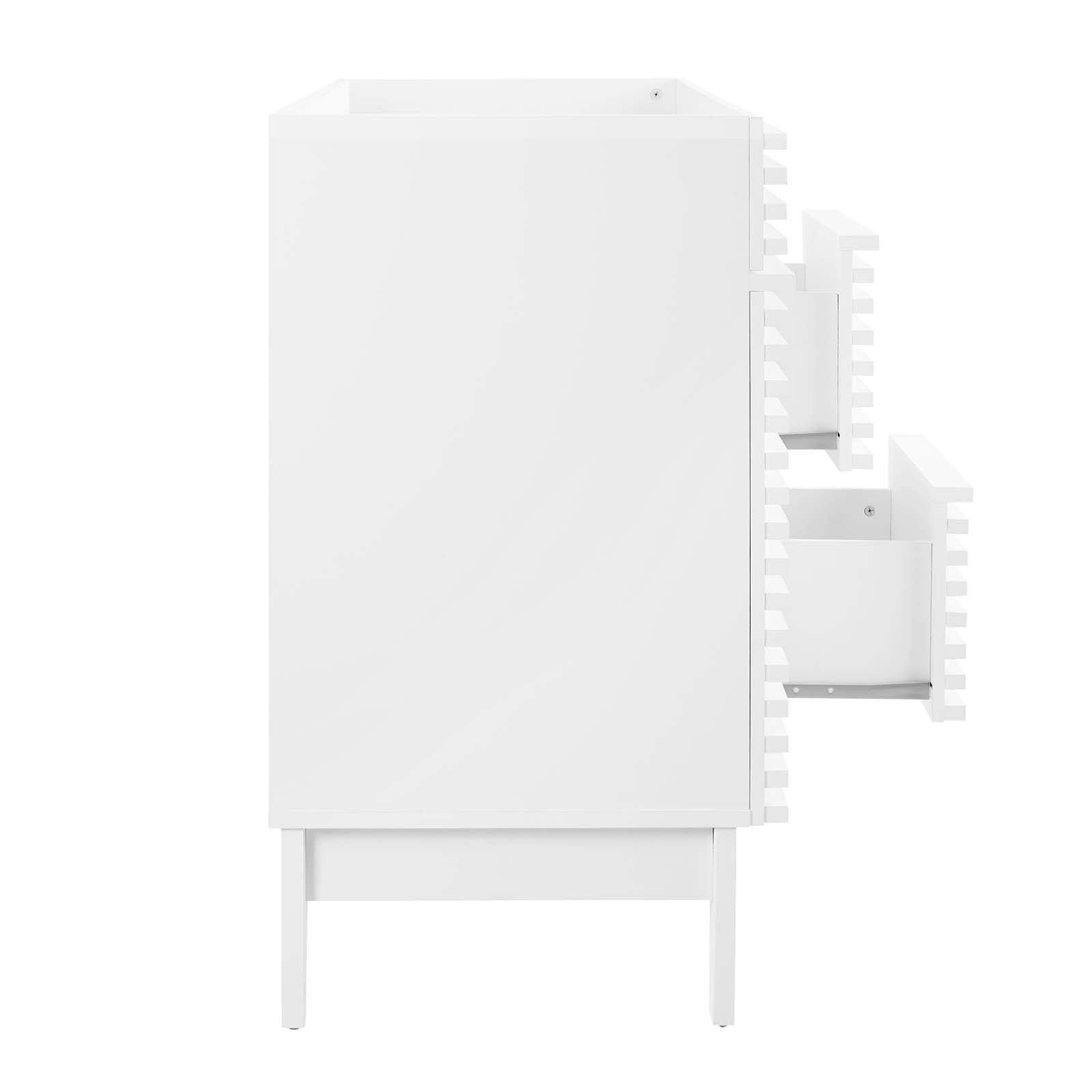 Modway Bathroom Vanity - Render 48" Double Bathroom Vanity Cabinet White