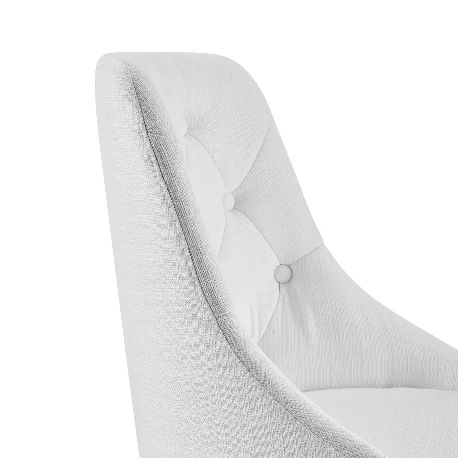 Modway Task Chairs - Distinct Tufted Swivel Upholstered Office Chair Black White