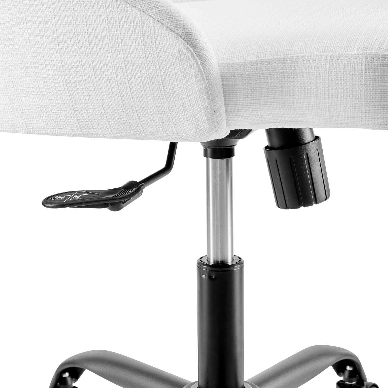 Modway Task Chairs - Distinct Tufted Swivel Upholstered Office Chair Black White
