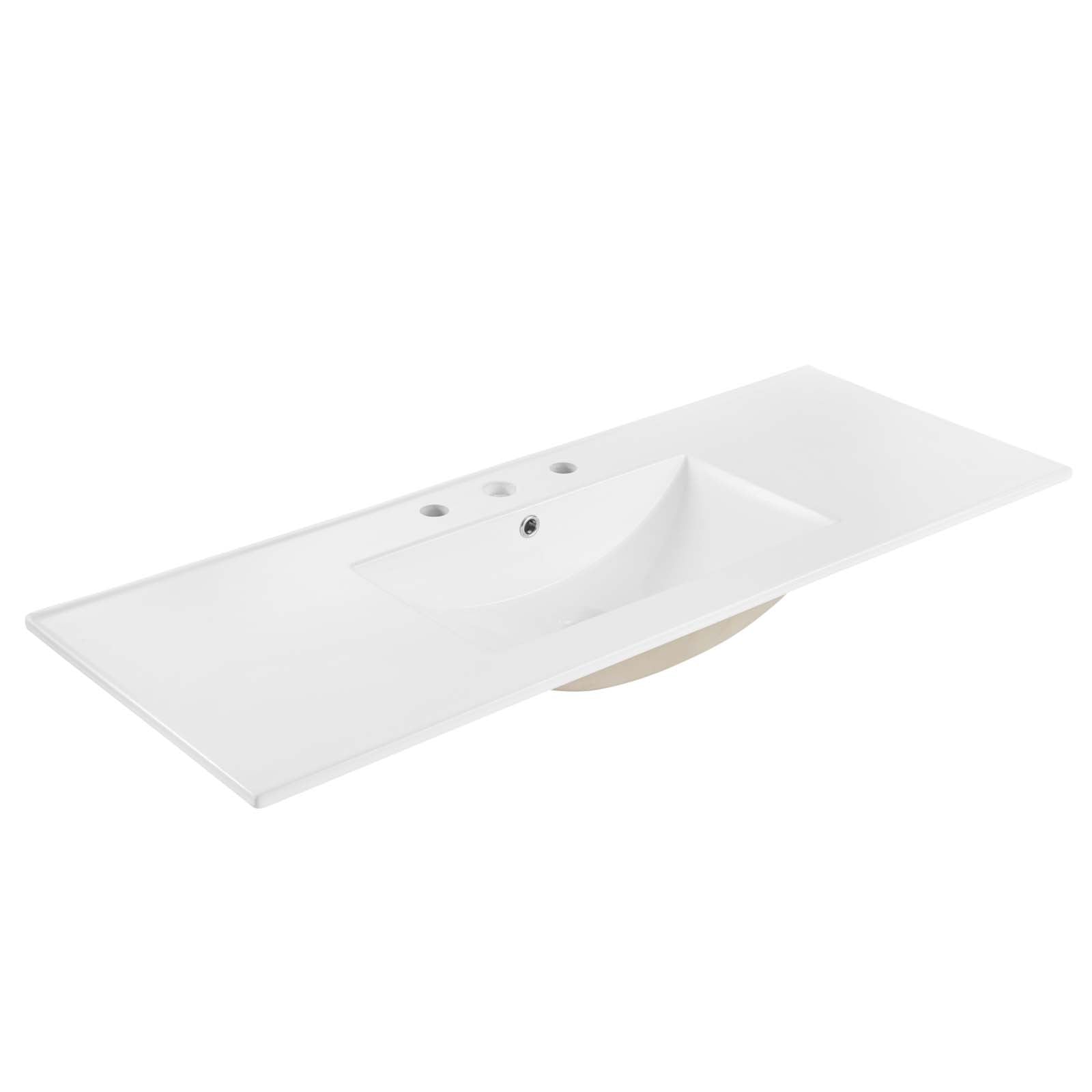 Modway Bathroom Vanity - Cayman-48"-Bathroom-Sink-White