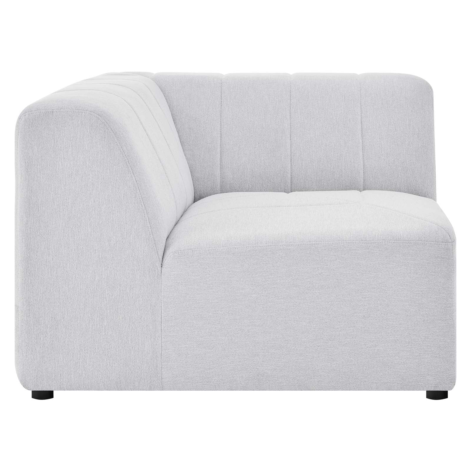 Modway Accent Chairs - Bartlett Upholstered Fabric Corner Chair Ivory