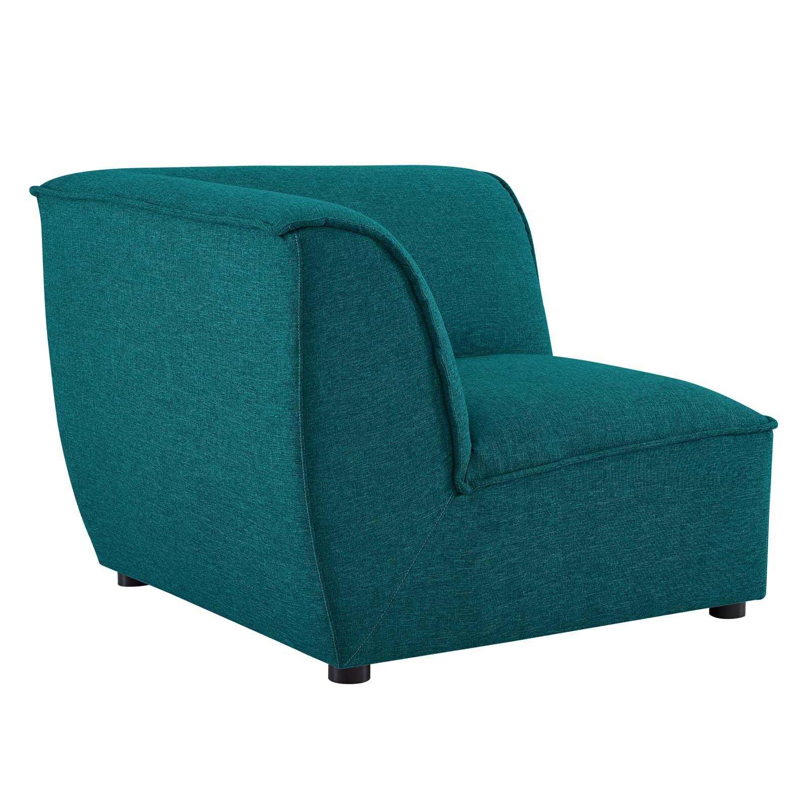Modway Accent Chairs - Comprise Corner Sectional Sofa Chair Teal