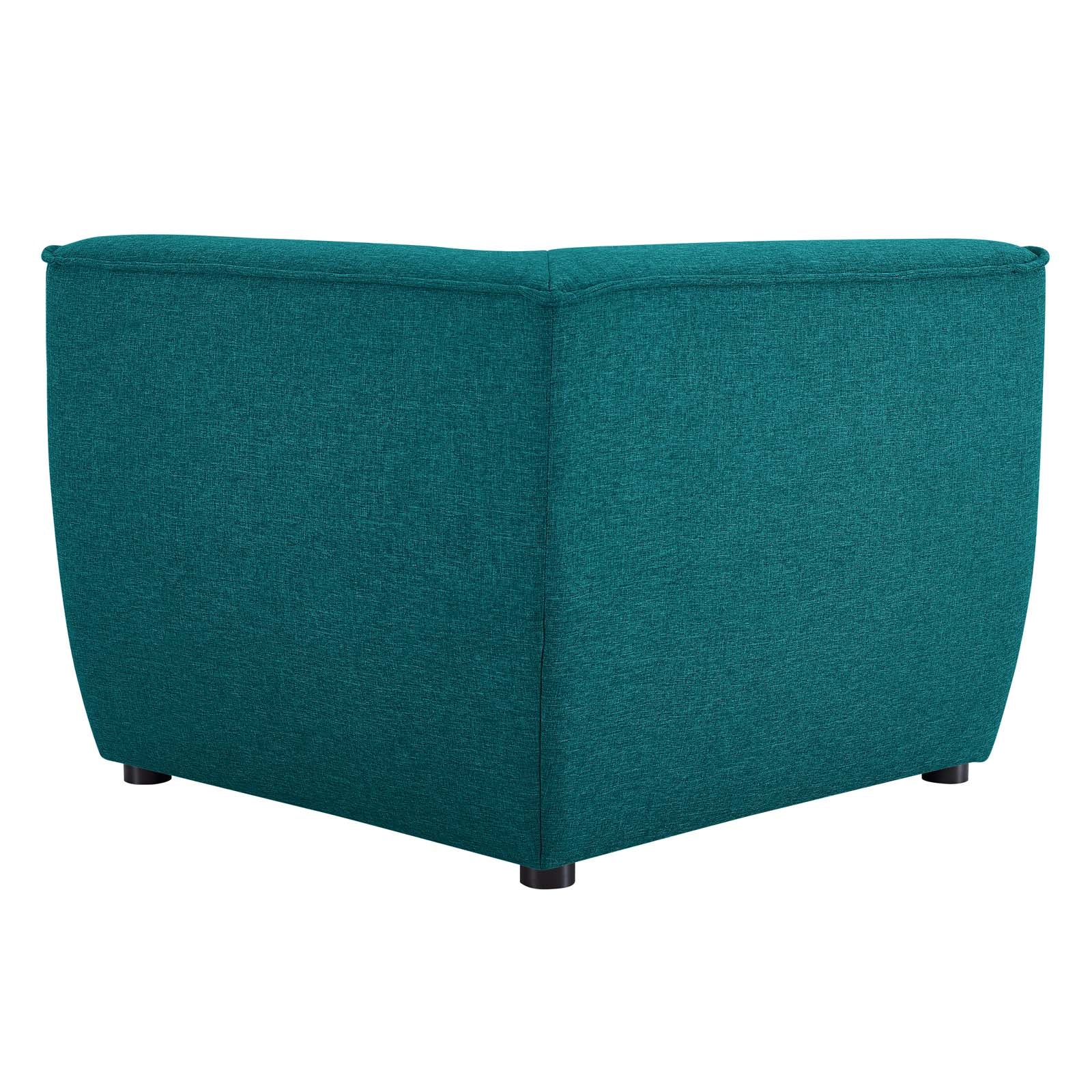 Modway Accent Chairs - Comprise Corner Sectional Sofa Chair Teal