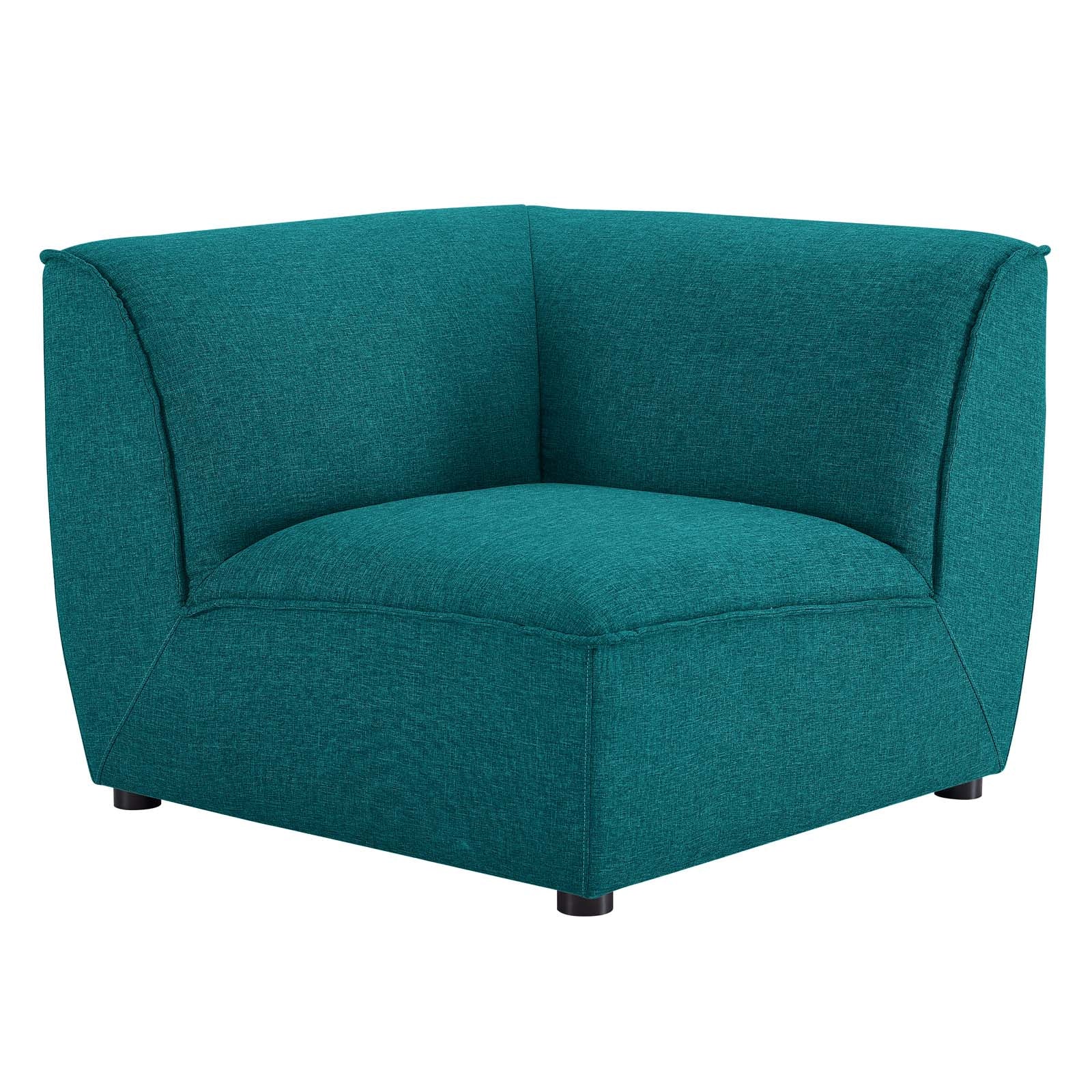 Modway Accent Chairs - Comprise Corner Sectional Sofa Chair Teal
