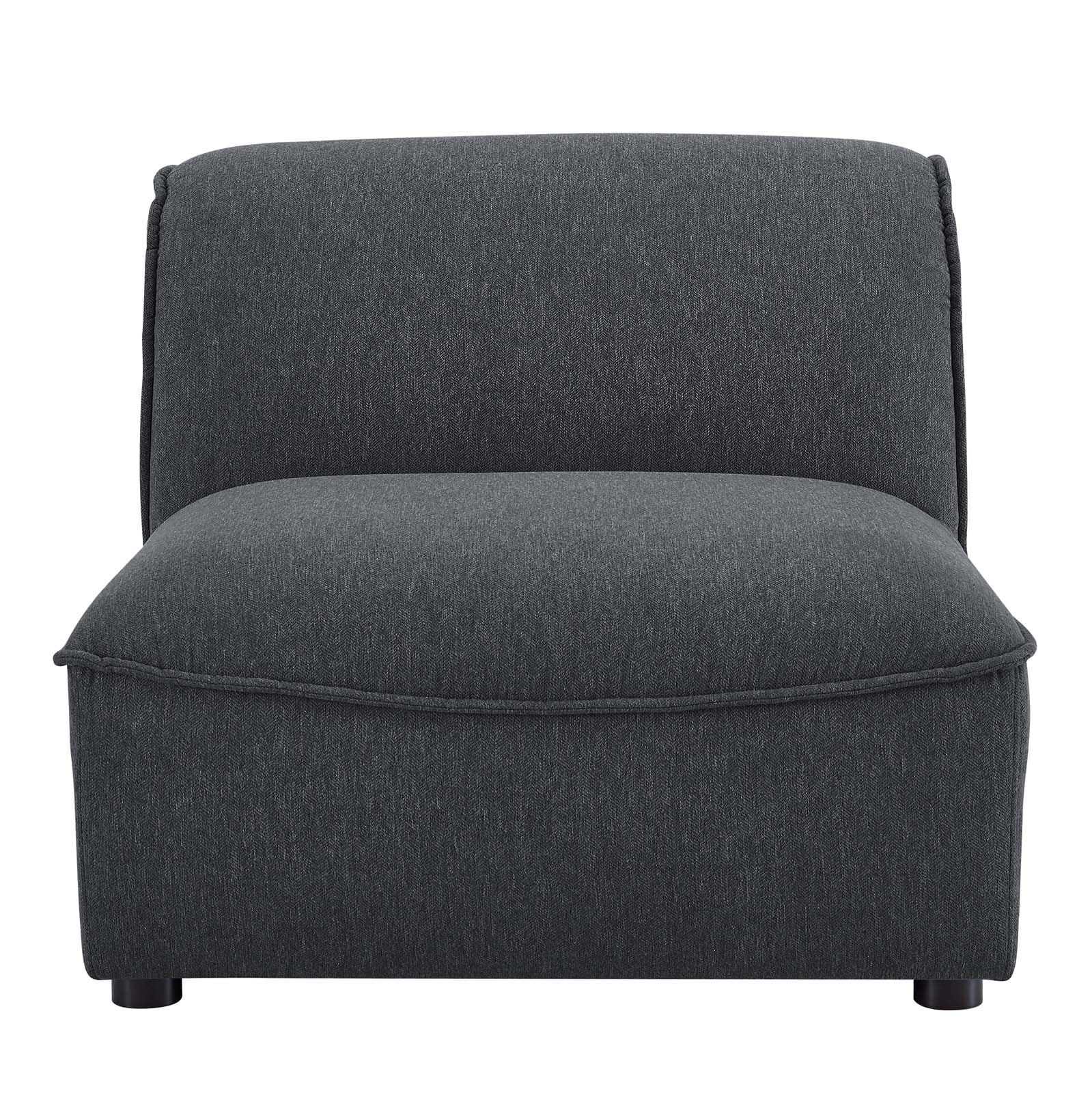 Modway Chairs - Comprise Armless Chair Charcoal