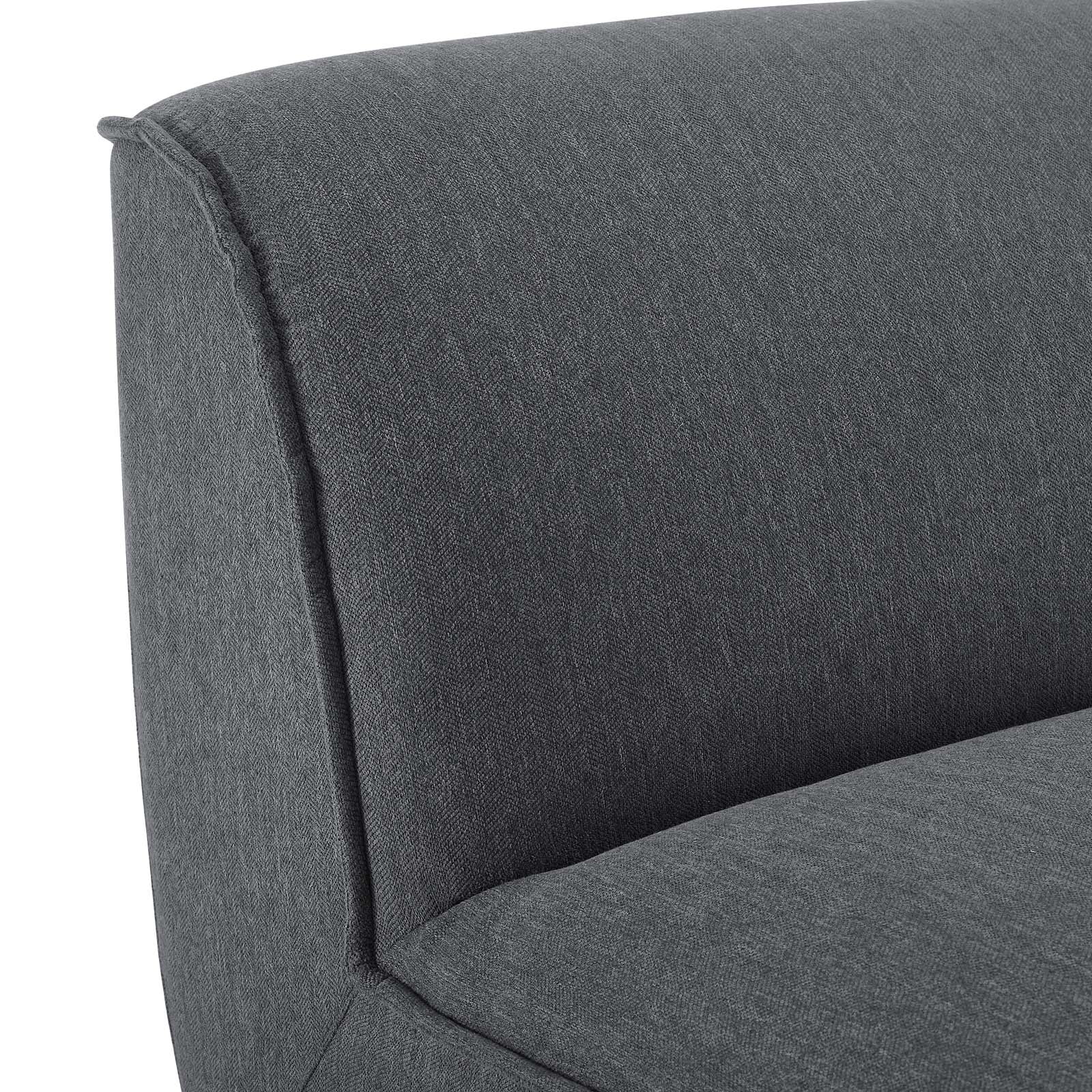 Modway Chairs - Comprise Armless Chair Charcoal