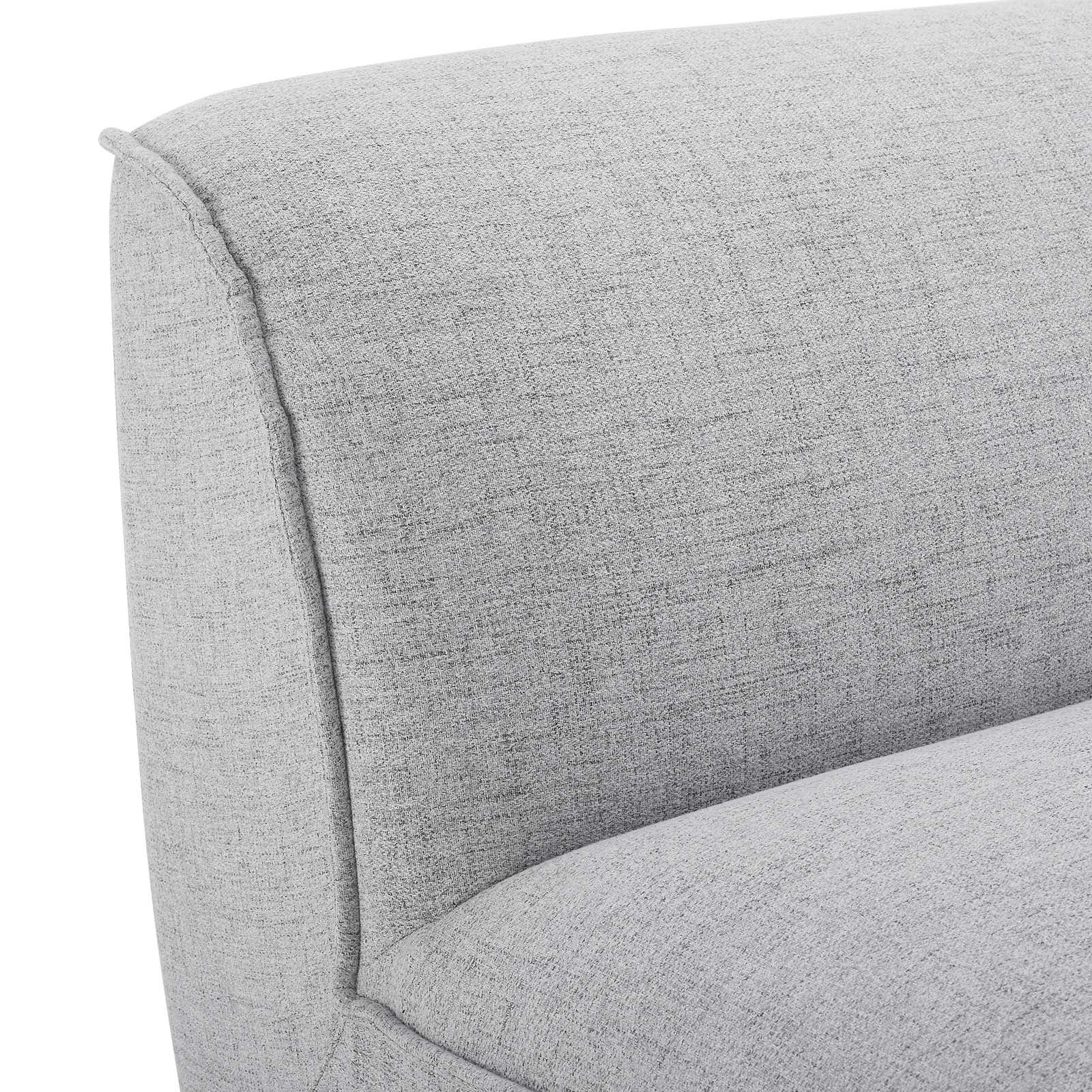 Modway Accent Chairs - Comprise Armless Chair Light Gray