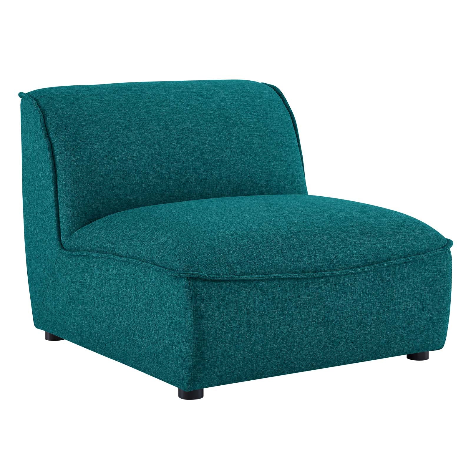 Modway Accent Chairs - Comprise Armless Chair Teal