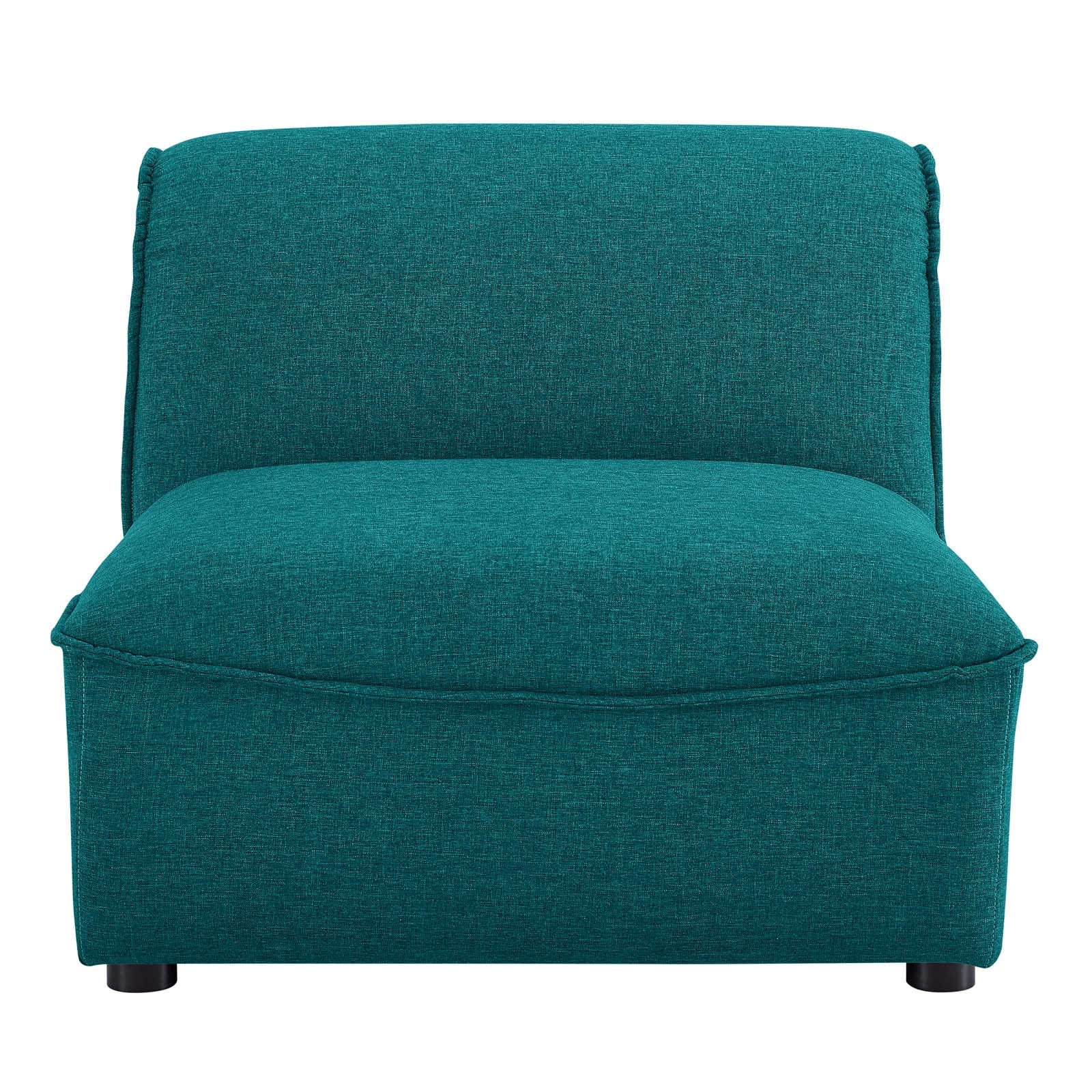 Modway Accent Chairs - Comprise Armless Chair Teal