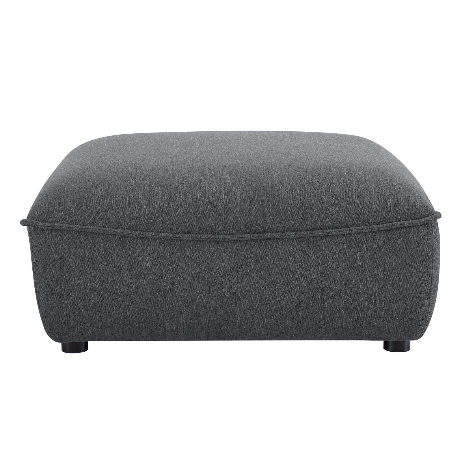 Modway Ottomans & Stools - Comprise Sectional Sofa Ottoman Charcoal