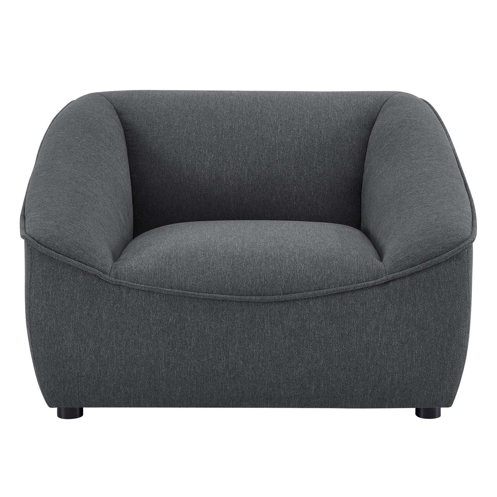 Modway Accent Chairs - Comprise Armchair Charcoal