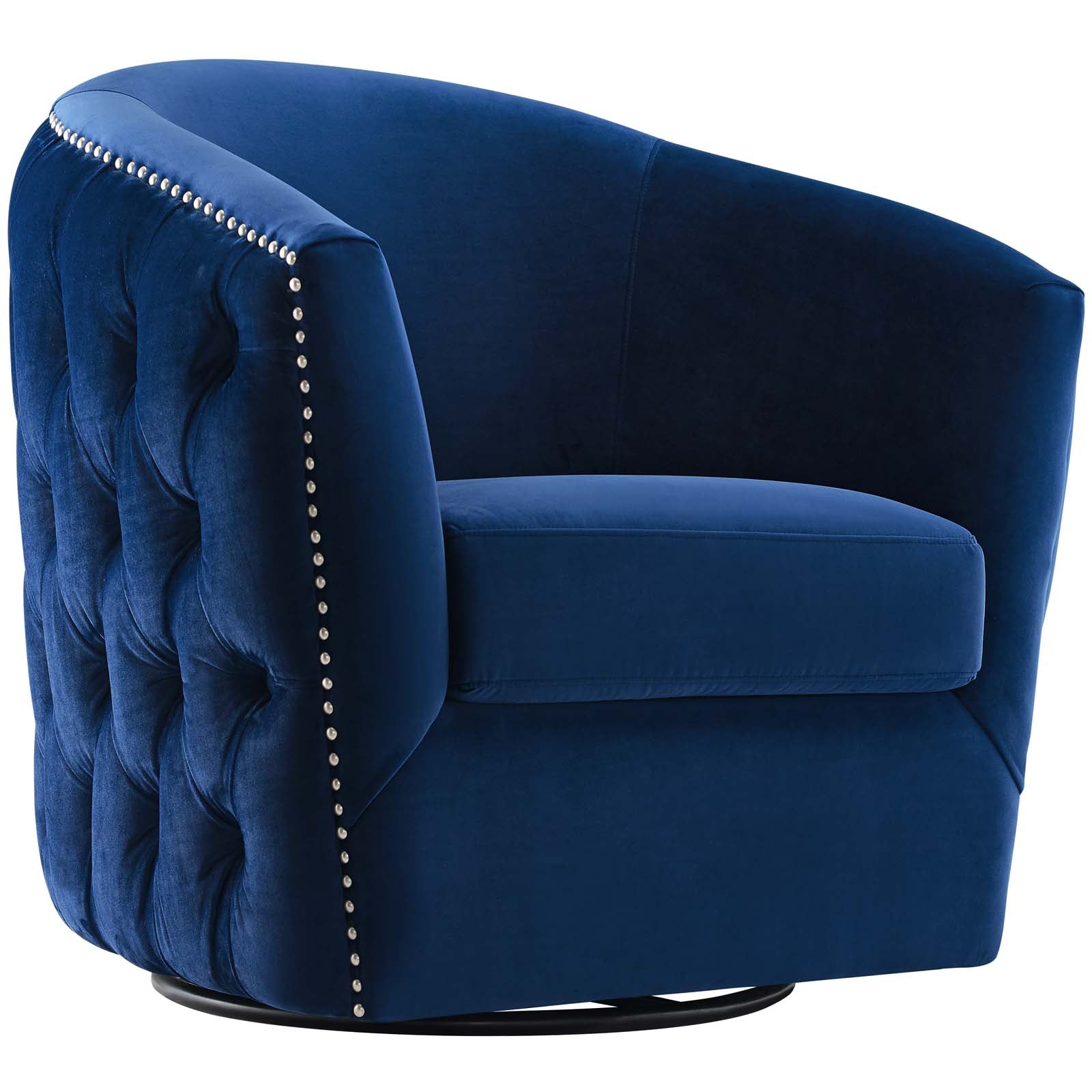 Modway Accent Chairs - Rogue Armchair Performance Velvet Navy ( Set of 2 )