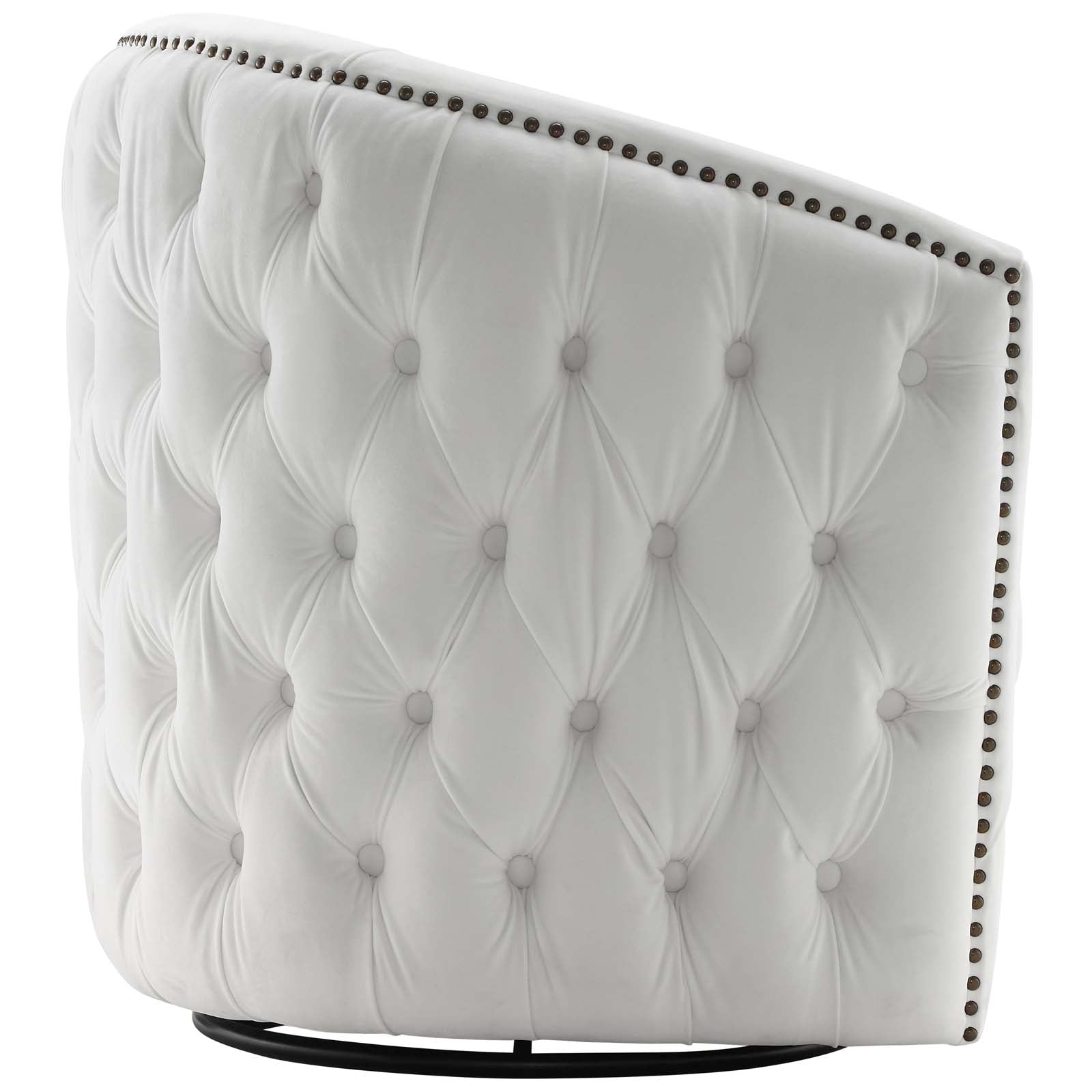 Modway Living Room Sets - Rogue Armchair Performance Velvet Set of 2 White