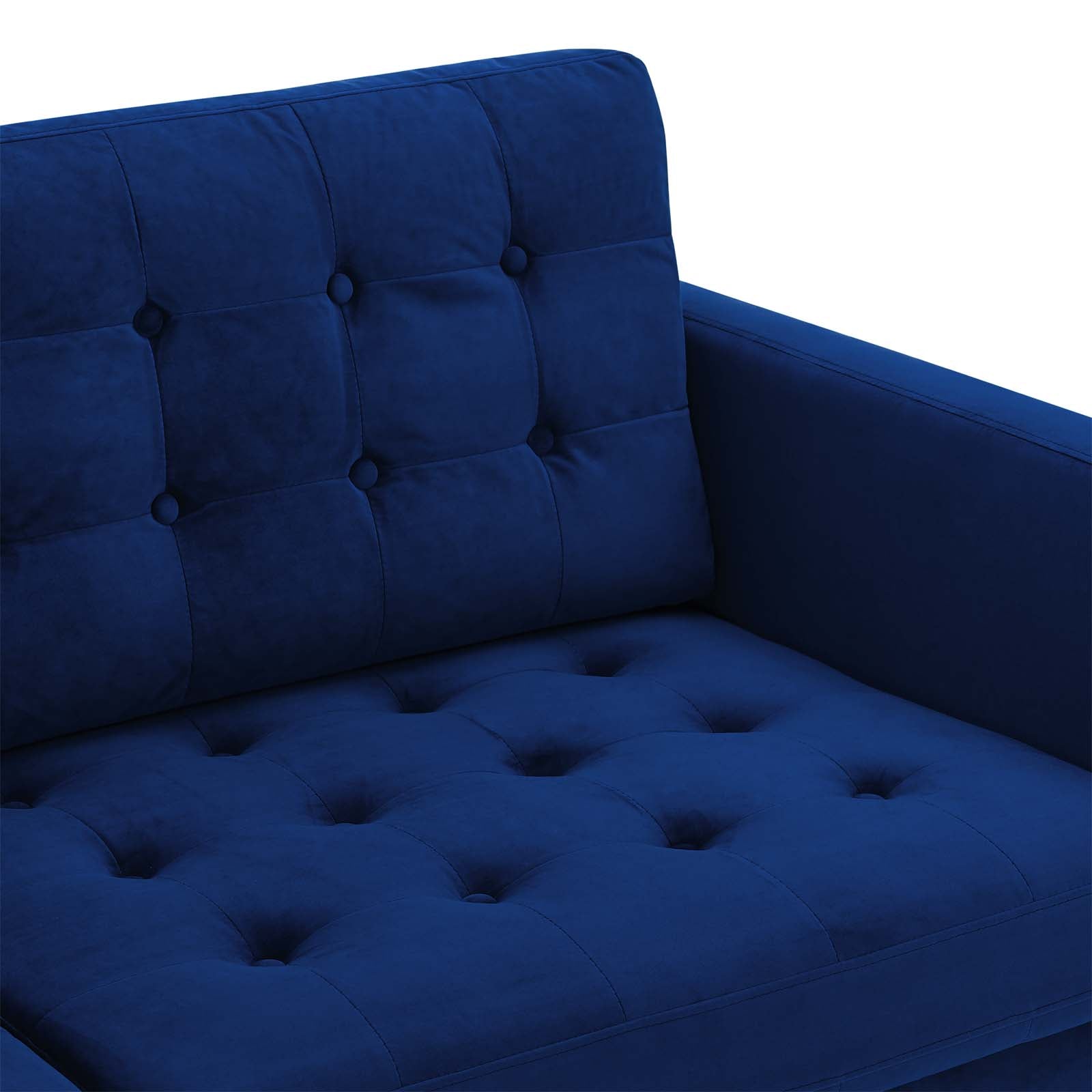 Modway Sofas & Couches - Exalt Tufted Performance Velvet Sofa Navy