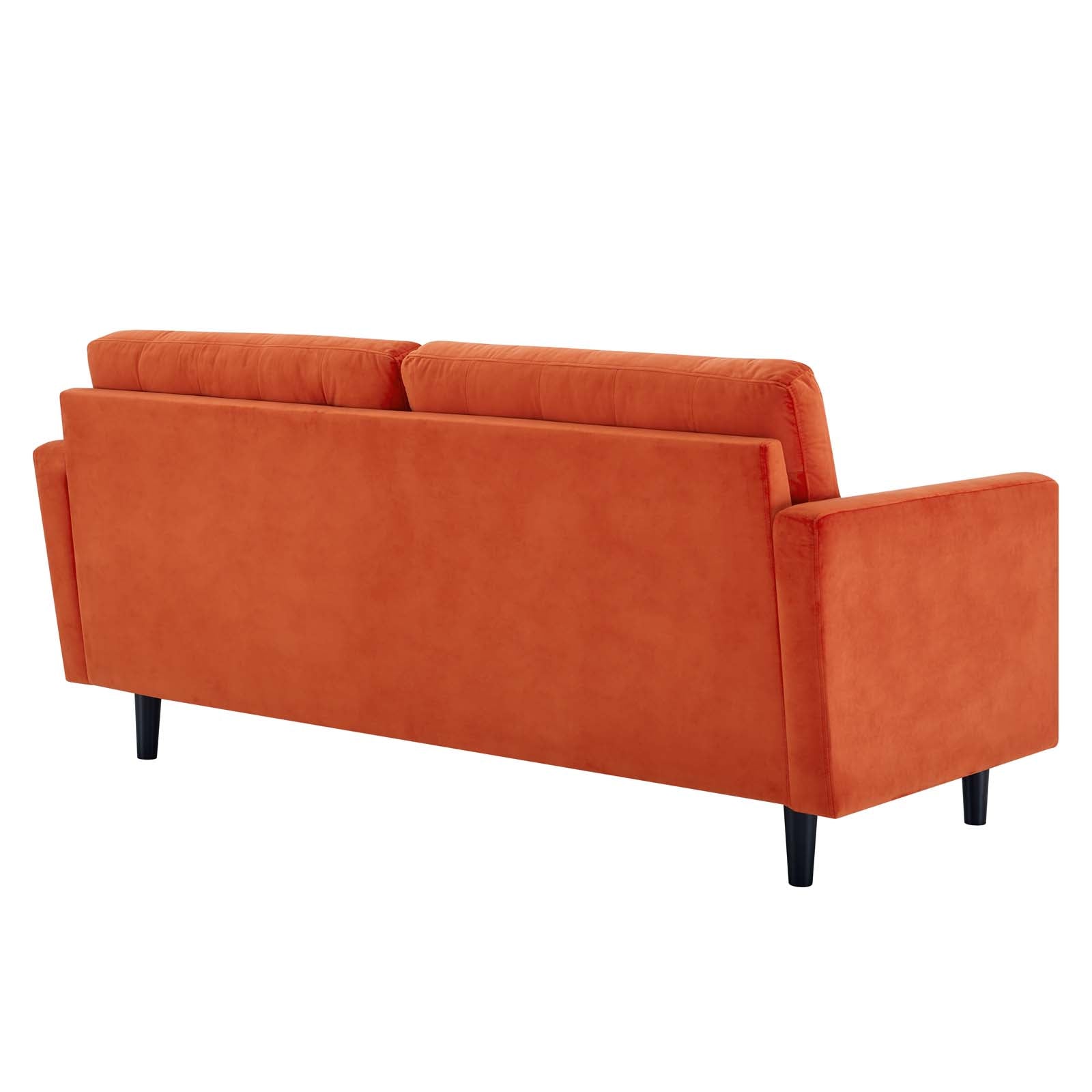 Modway Sofas & Couches - Exalt Tufted Performance Velvet Sofa Orange