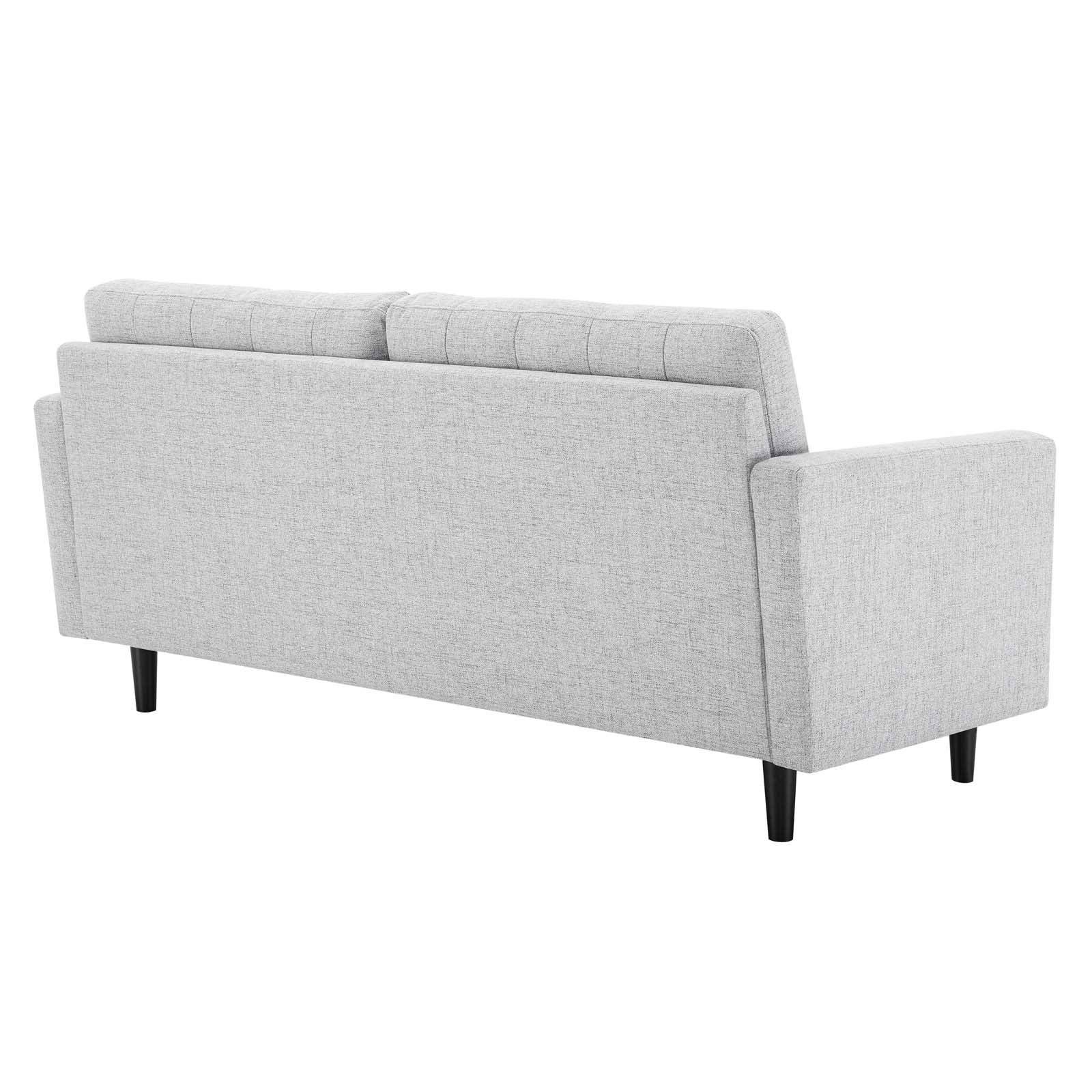 Modway Sofas & Couches - Exalt Tufted Fabric Sofa Light Gray
